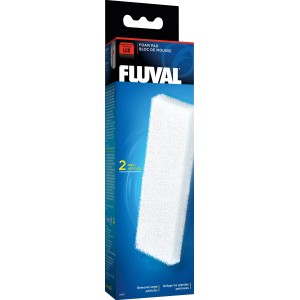 Fluval Schaumstoff-Filtereinsatz U3, 2er-Pack. Filtermedium für Aquarienfilter.