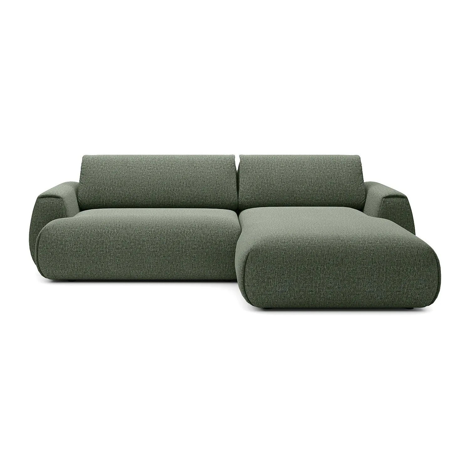 Vente-unique Schlafsofa Monelia Tannengrün 270 cm