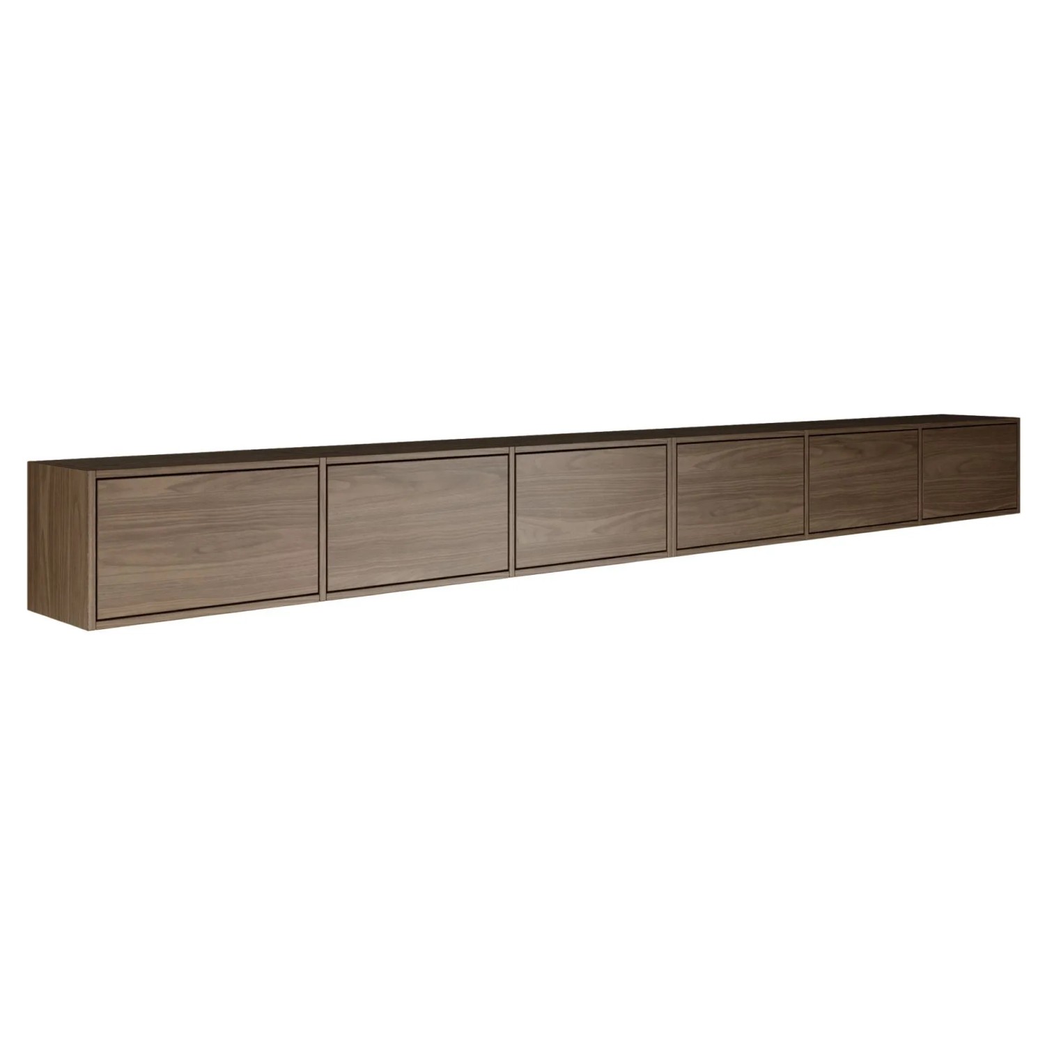 Selsey TV-Hängeboard Framme 300 cm Holzoptik Walnuss