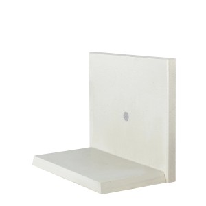 Diephaus L-Stein Sichtbeton 80 cm x 100 cm x 40 cm x 5 cm Grau