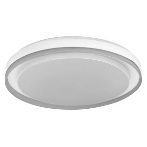 Weiße, runde Ledvance LED Deckenleuchte Orbis Smart WiFi, Ø 49 cm.