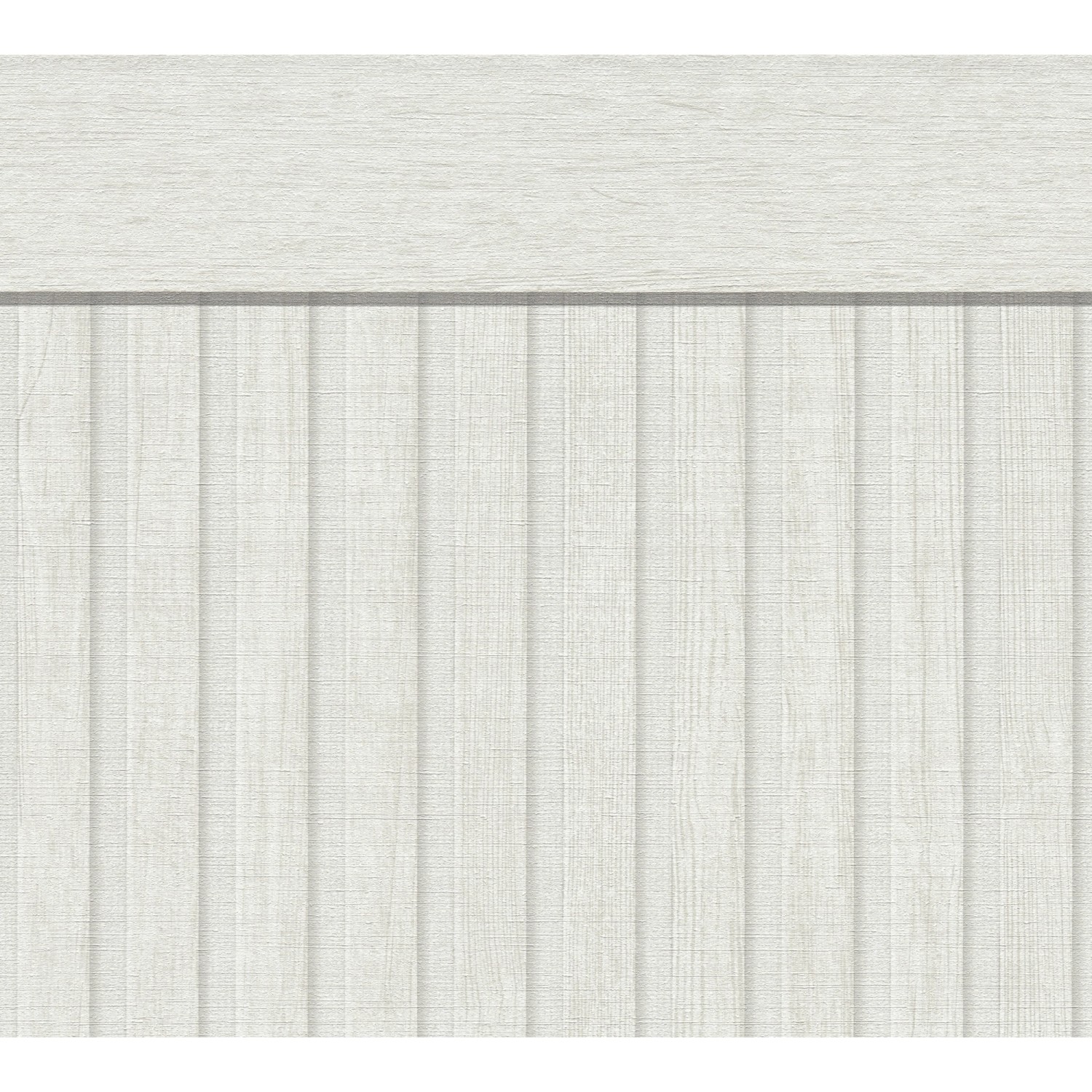 A.S. Création Vliestapete Wallpanel Holz 5 m x 1,06 m Hellgrau günstig online kaufen