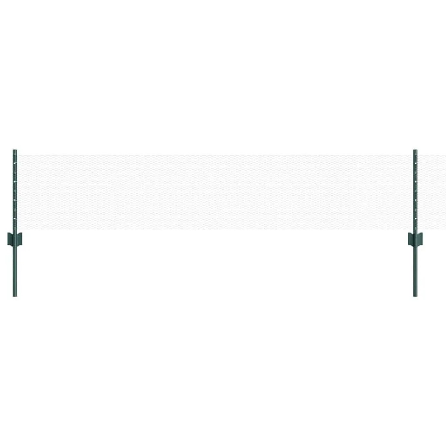 vidaXL Zaun mit Pfosten Grün 3336664