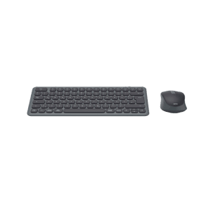 Kabelloses Hama Multi-Device Tastatur-Maus-Set WKM-500, QWERTZ, schwarz, für Computer & Multimedia.