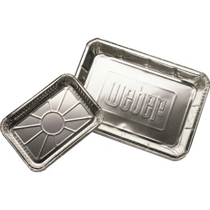 Weber Grillschalen (10 Stk.) aus Aluminium, klein, für Grillutensilien.