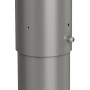 Biohort Steher für Sichtschutz, 180 cm, zum Einbetonieren, Quarzgrau-Metallic.