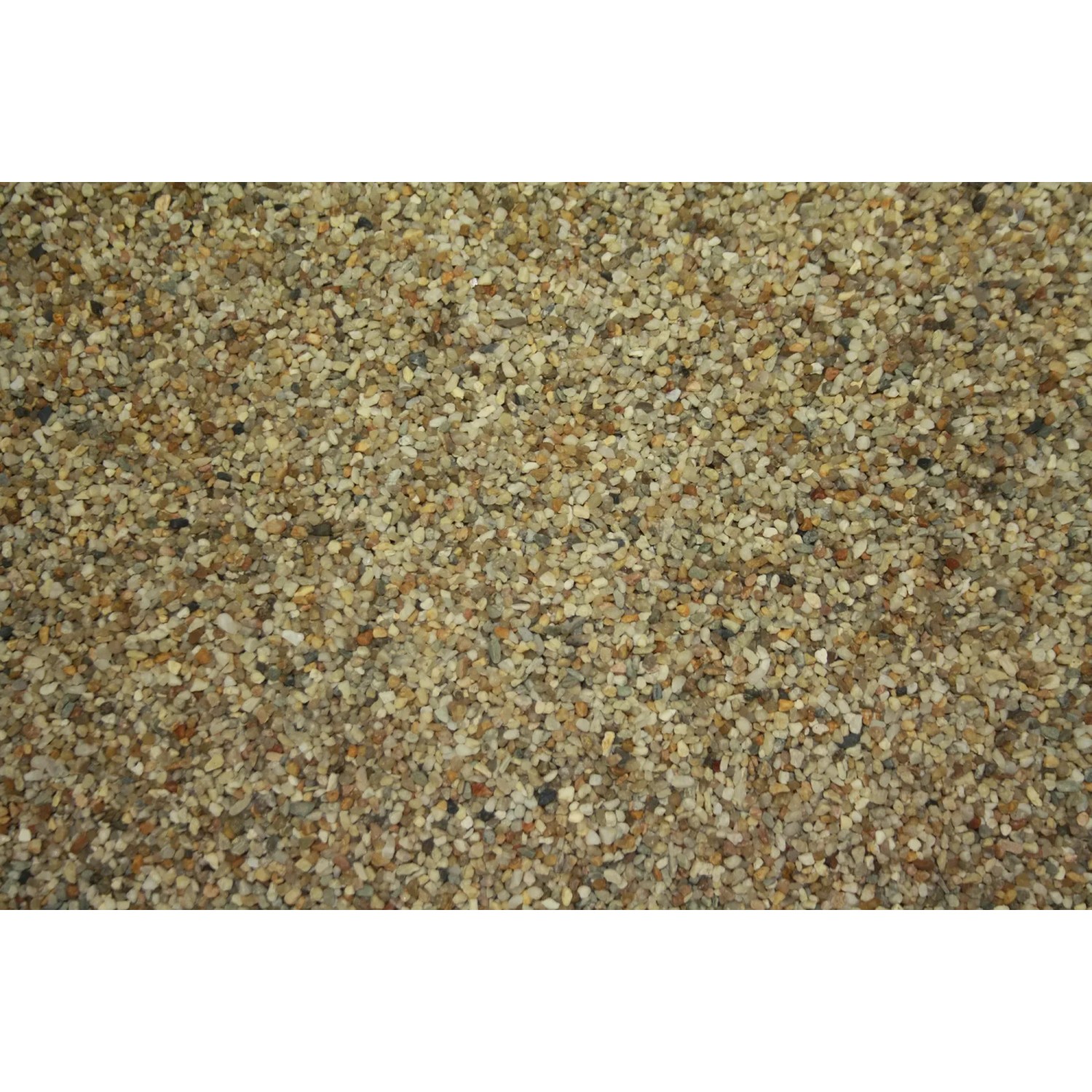 Nuber Dorstener Quarzkies 5-8 mm, 10 kg, für Aquarien. Natürlicher, heller Bodengrund.