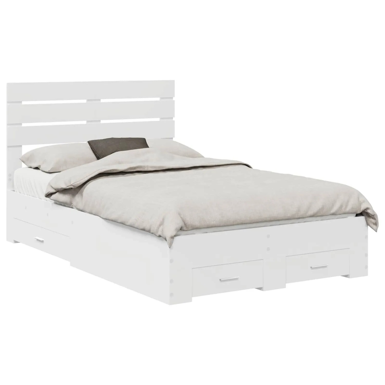 vidaXL Bettgestell mit Schubladen mit Kopfteil Holzwerkstoff 3411651 günstig online kaufen