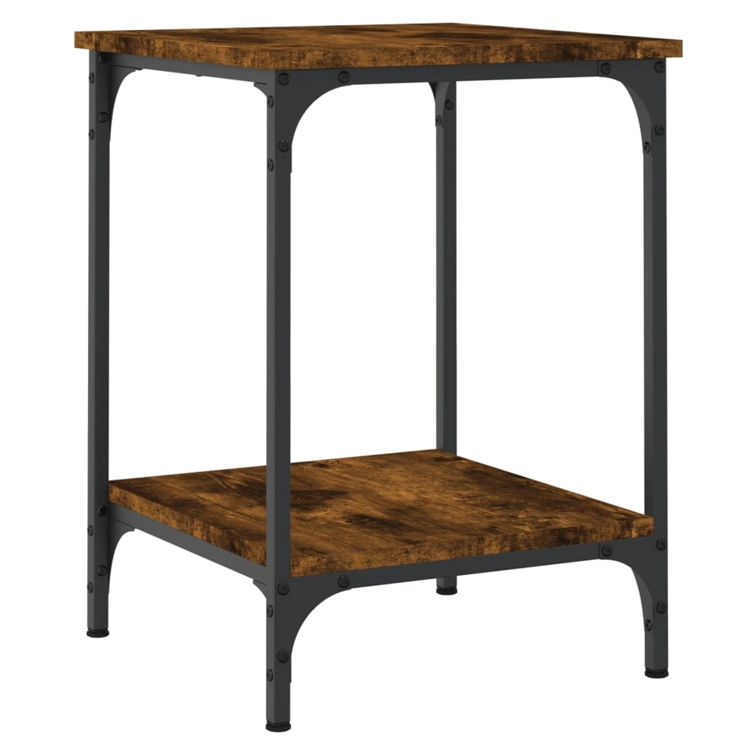 vidaXL Couchtisch Räuchereiche 40x40x55 cm Holzwerkstoff 832825 günstig online kaufen