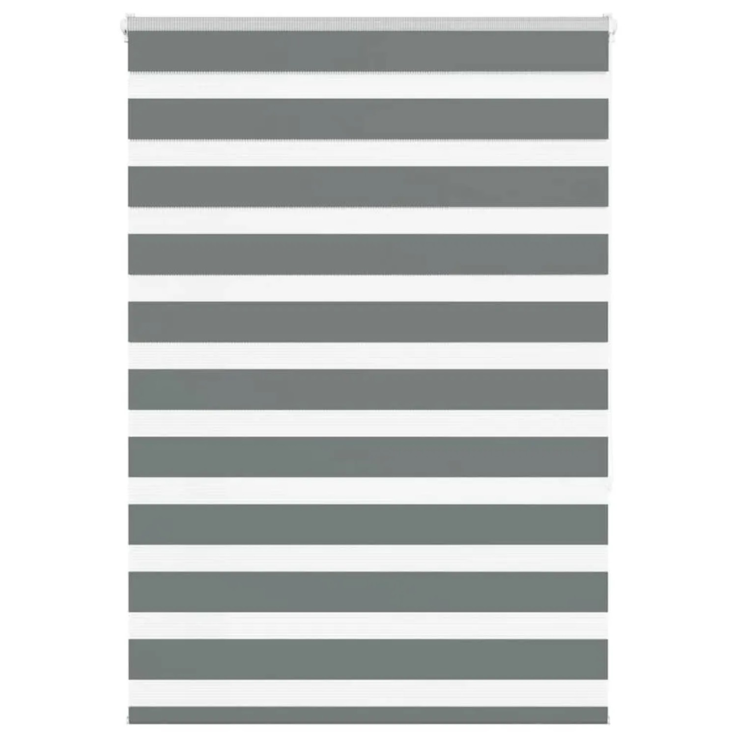 vidaXL Doppelrollo Dunkelgrau 95x150 cm Stoffbreite 90,9 cm Polyester 40141 günstig online kaufen