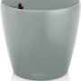 Lechuza Classico Eco Pflanzgefäß, Ø 43 cm, hellgrau, mit Bewässerungssystem.
