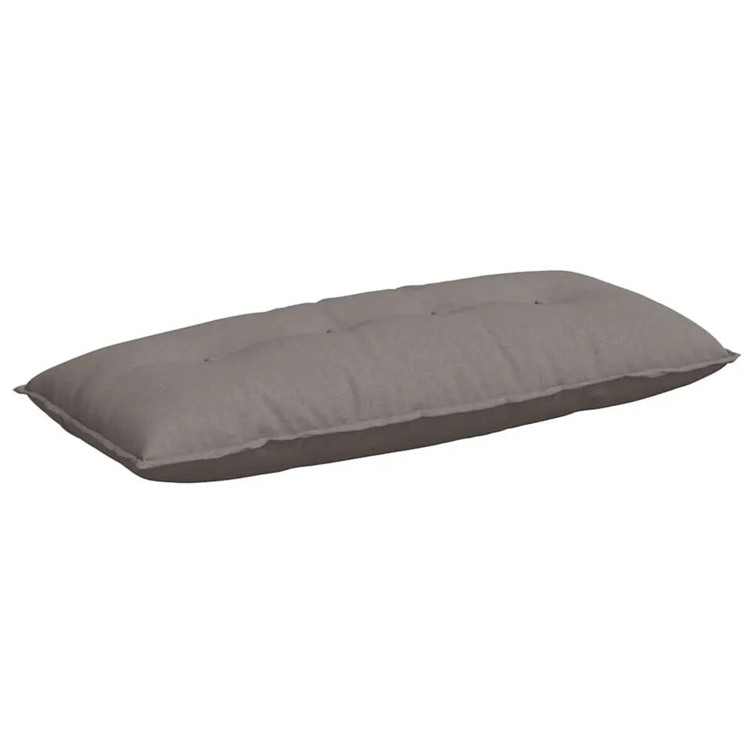 vidaXL Rückenkissen Taupe 120 x 19 x 50 cm Stoff 42014793