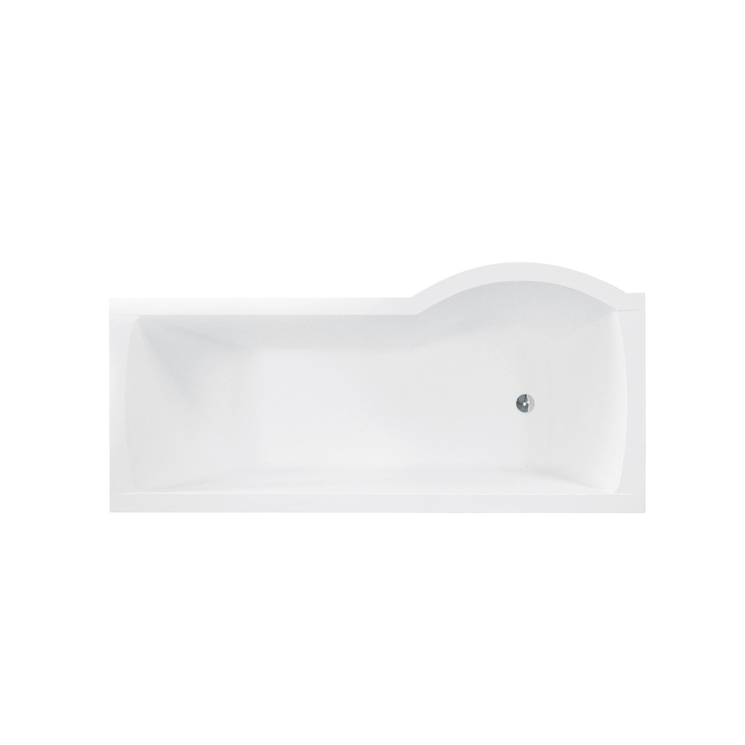 Bad Land Badewanne Rechteck INSPIRO 170x70 Links Mit AcrylSchürze Ablauf Füße