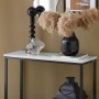 SoBuy Konsolentisch FSB29-SCH mit Marmorfolie und Dekoration.