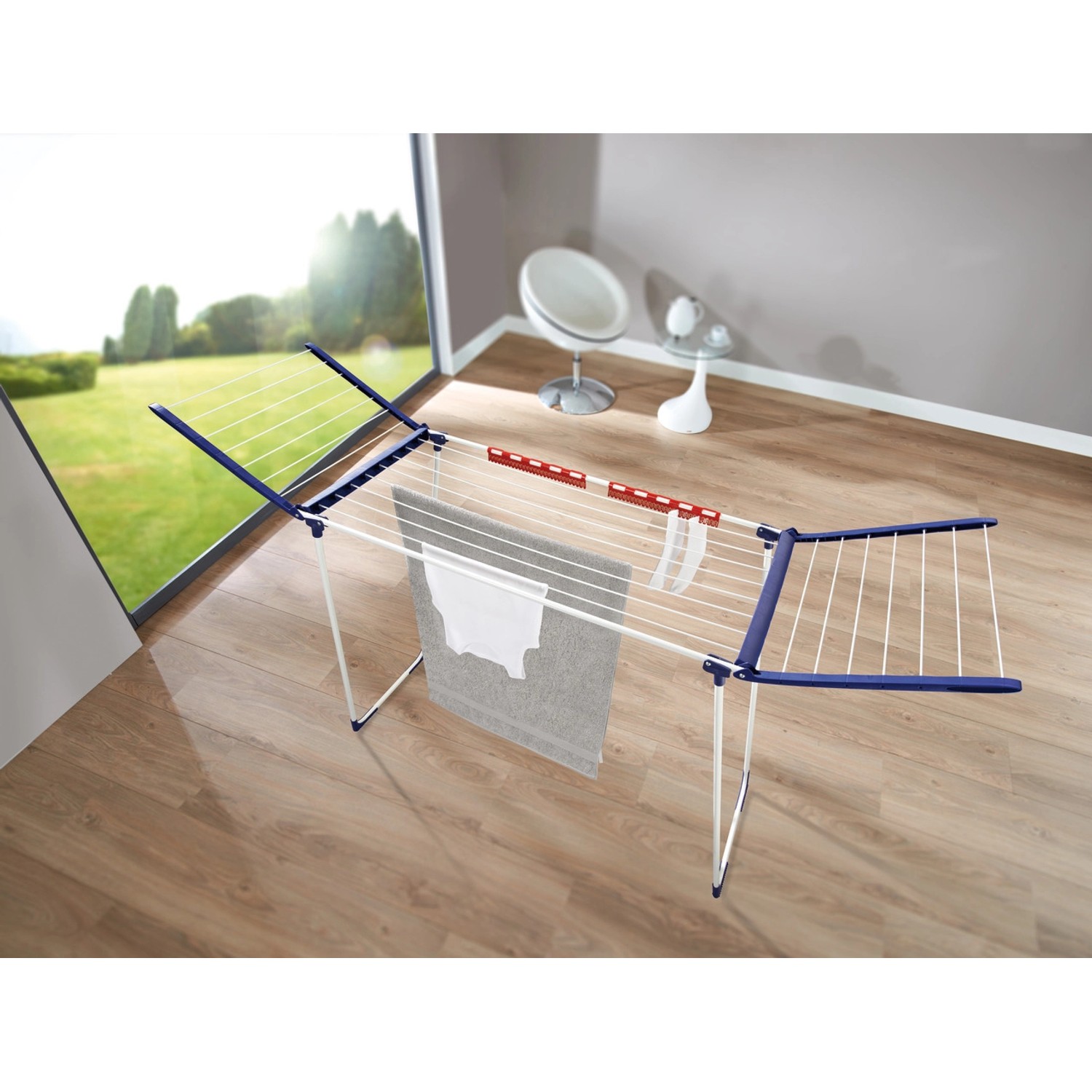 Leifheit Wäscheständer Pegasus Maxx Blau kaufen bei OBI