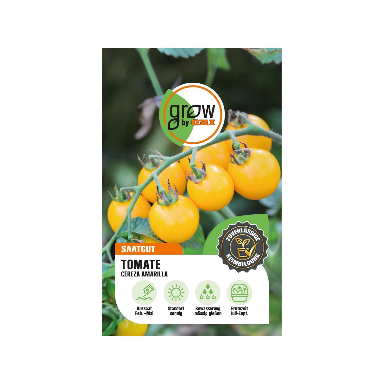GROW by OBI Tomaten Cereza Amarilla Amateurras