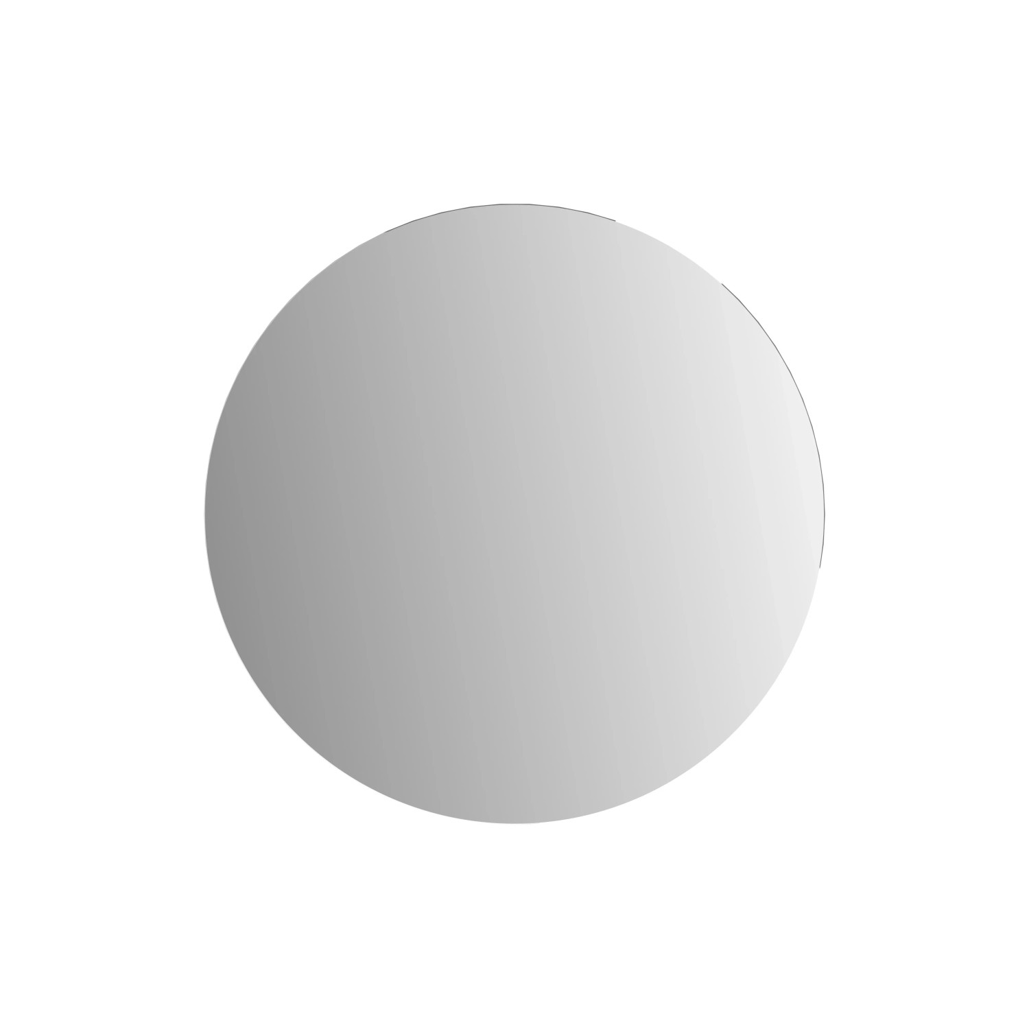 Kristall-Form Sanitärspiegel Plato 50 cm x 50 cm Rund 3 mm günstig online kaufen