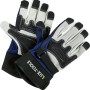 LUX-TOOLS Arbeitshandschuhe Soft Protect Plus, Gr. 8, blau, schwarz, grau.
