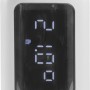 Elektrisches Thermostatventil HeimSync Bluetooth in Weiß mit Display zur Heizungs-Installation.
