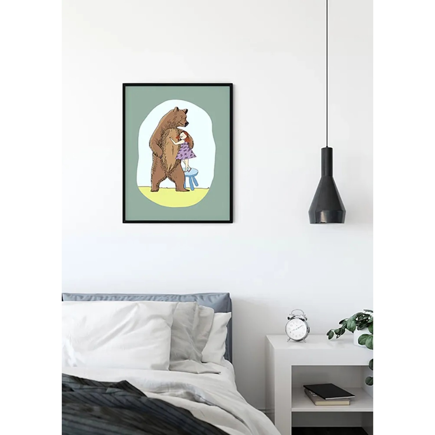 Komar Kids Mädchen-Nachthemd – Weiches Giraffen-Fleece-Nachthemd Mit Langarm