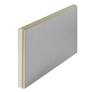 IKO Kellerdeckendämmplatte Enertherm Alu Pure, 60 mm dick, mit Nut- und Feder-System.