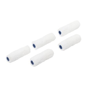 5er-Pack LUX Vestan Farbwalzen, 10 cm breit, für glatte bis leicht strukturierte Flächen.