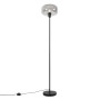 QAZQA Art Deco Stehlampe Schwarz mit Rauchglas Bizle_8