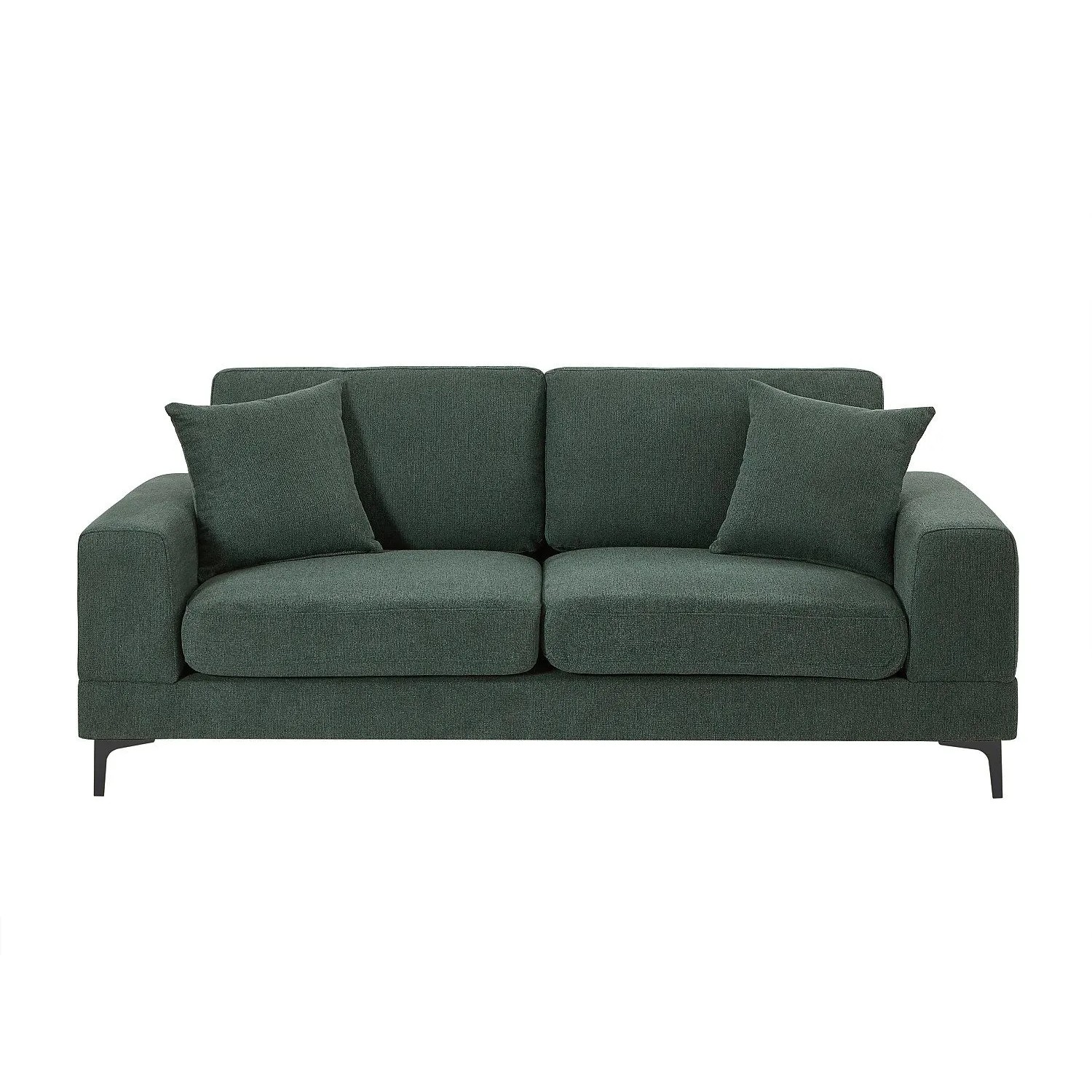 Vente-unique Sofa Ohne Schlafmöglichkeit Jamolo Grün 198 cm