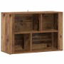 Rustikales vidaXL Sideboard aus Altholz-Holzwerkstoff, 80x30x53 cm, mit 4 offenen Fächern für Stauraum.