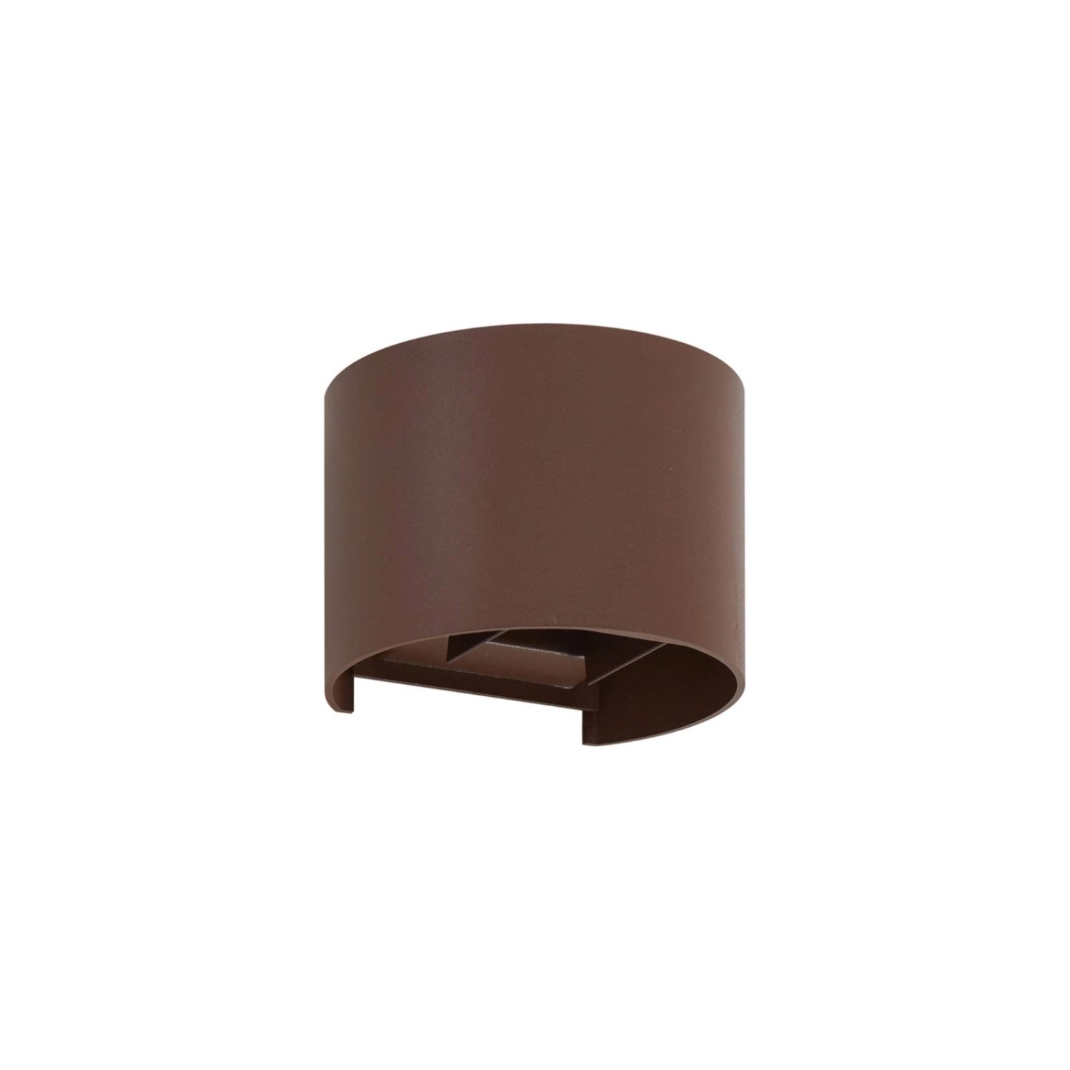 Lindby LED Wandleuchte Außen Nivar 10019778 Spritzwassergeschützt Modern in Braun aus Metall 1-flammig