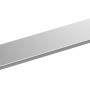 Sarei Flachprofil 10/80/10 HG9, silbernes Dachblech aus Aluminium.