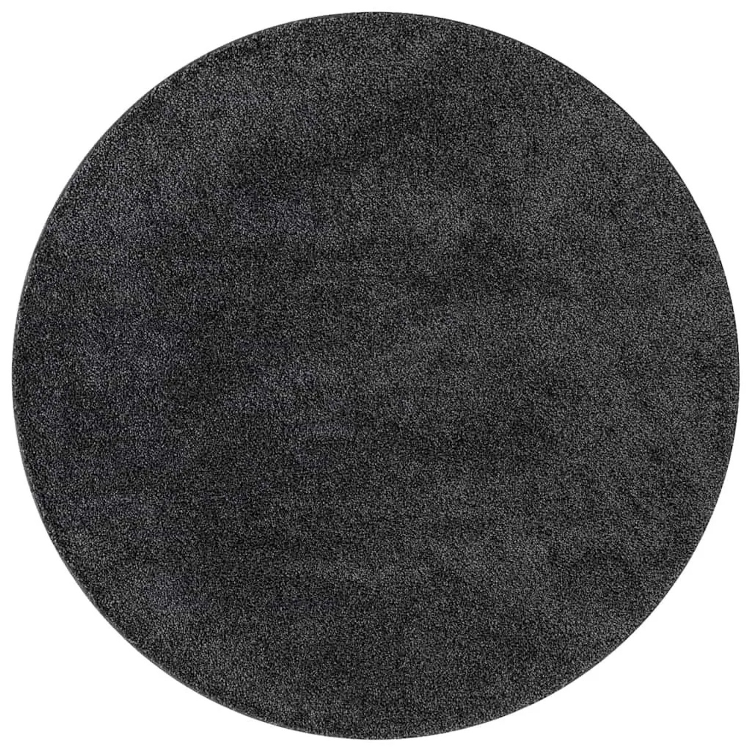 vidaXL Anti-Rutsch Shaggy Teppich Dunkelgrau 160 x 160 cm PP 4019775 günstig online kaufen