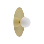 Lindby Wandleuchte Wandlampe Innen Zain 10020283 Modern in Gold Messing aus Metall 1-flammig G9 Flurleuchte
