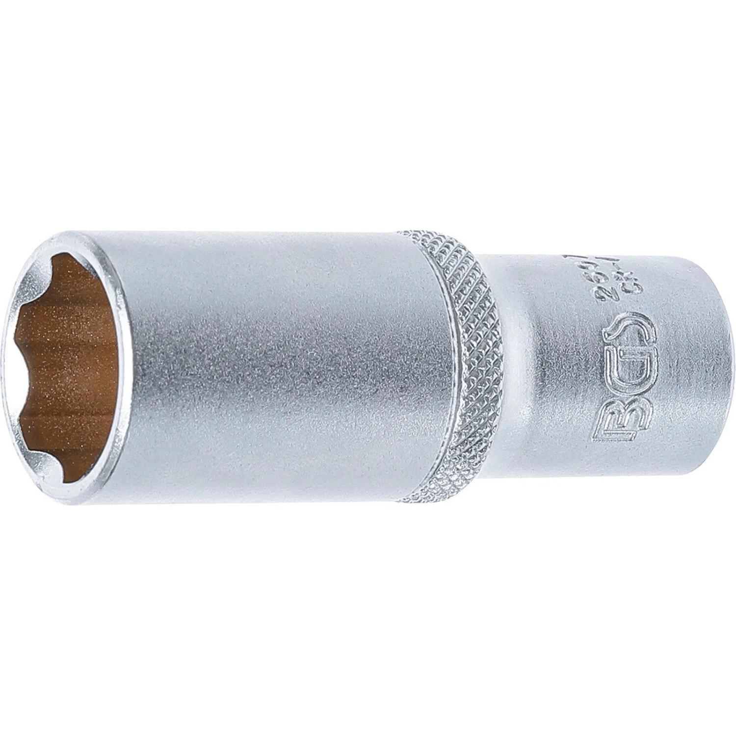 BGS Steckschlüssel Einsatz Super Lock Tief Antrieb Innenvierkant 10 Mm  3 8 Zoll  SW 17 Mm 2607