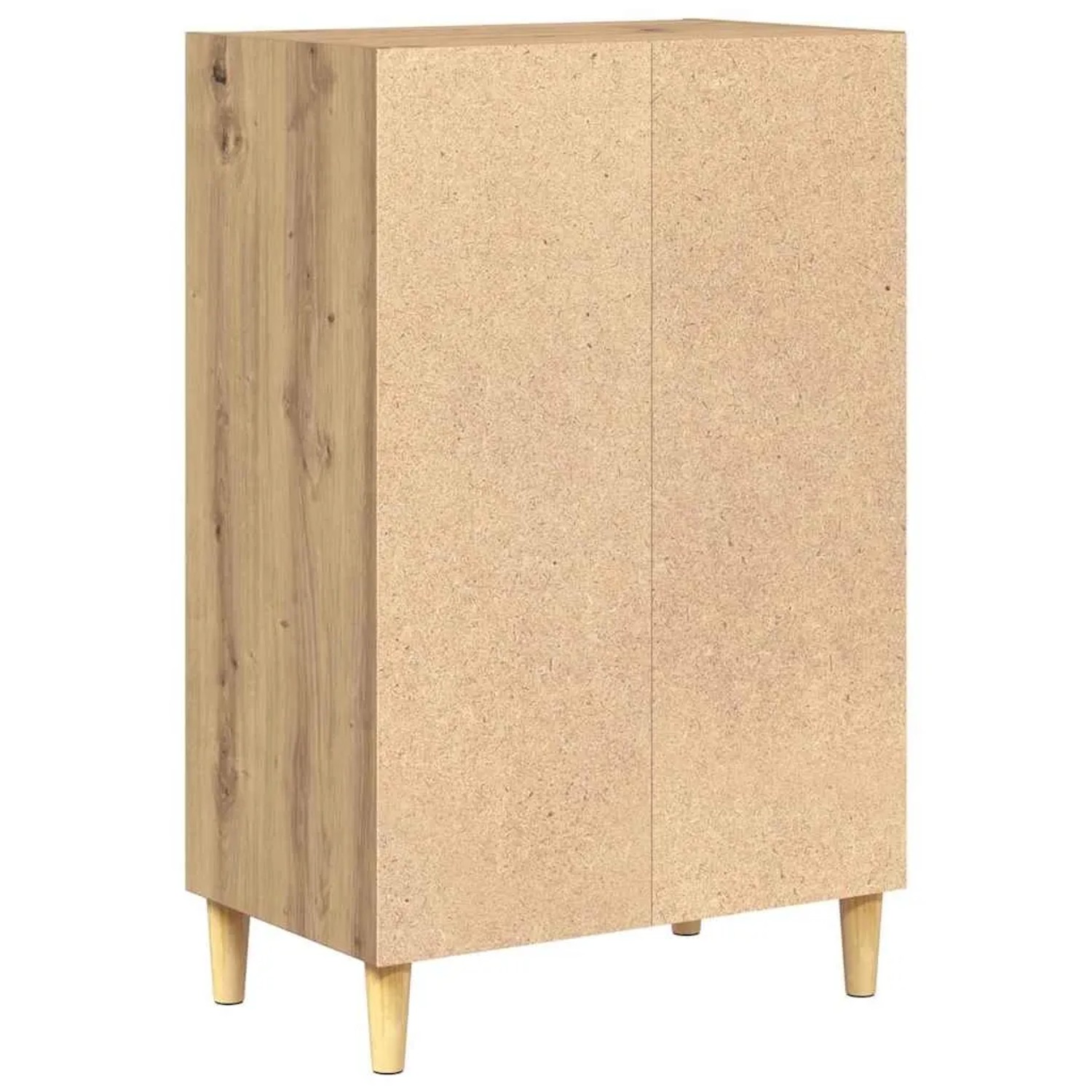 vidaXL Sideboard Artisan-Eiche, 57x35x89,5cm, Holzwerkstoff mit zwei Türen.