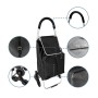 Relaxdays Einkaufstrolley Polyester Aluminium Schwarz Treppensteiger Klappbar 101 cm x 48 cm x 38 cm 2,5 kg_3