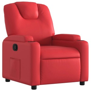 vidaXL Relaxsessel Rot Kunstleder 372394