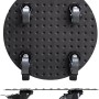 Wagner Pflanzenroller GH 7007, Ø 30 cm, schwarz, mit vier Rollen. Ideal für den Transport von Pflanzen.