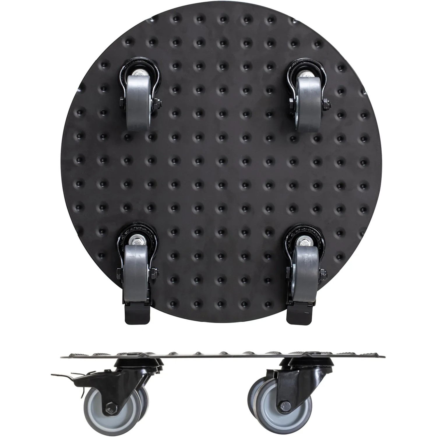 Wagner Pflanzenroller GH 7007, Ø 30 cm, schwarz, mit vier Rollen. Ideal für den Transport von Pflanzen.