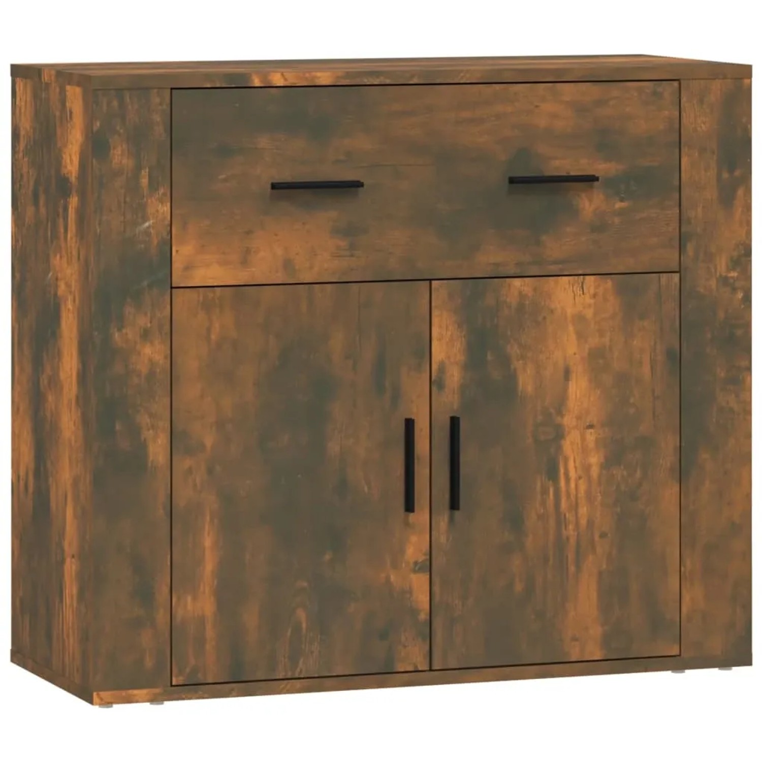 vidaXL Sideboard Räuchereiche 80x33x70 cm Holzwerkstoff 816573
