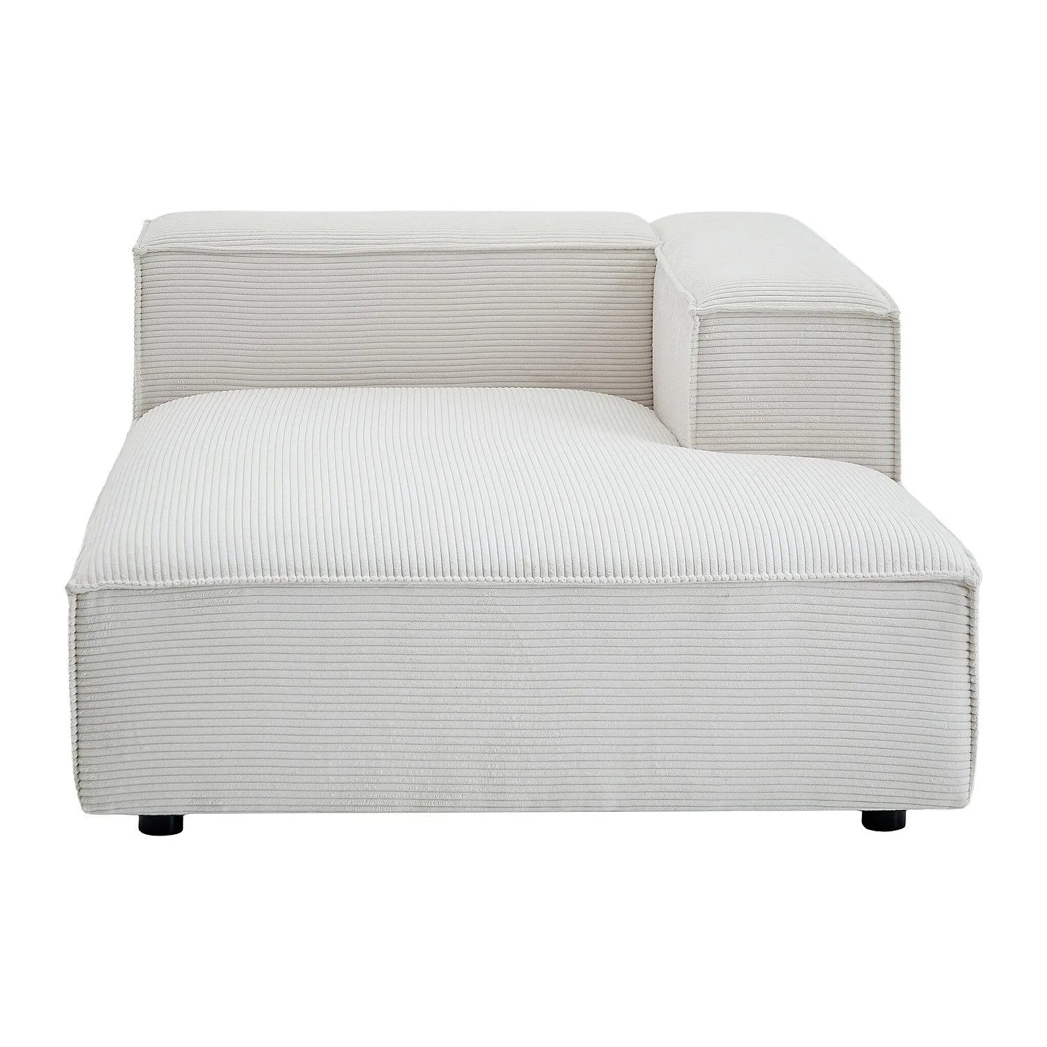 Vente-unique Recamiere Ohne Schlaffunktion Ruzolo Beige 120 cm