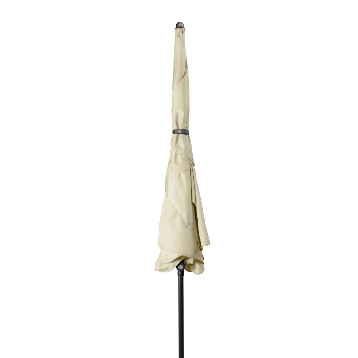 Geschlossener, wasserfester Doppler Sonnenschirm Sunline Neo, 225x120 cm, natur.