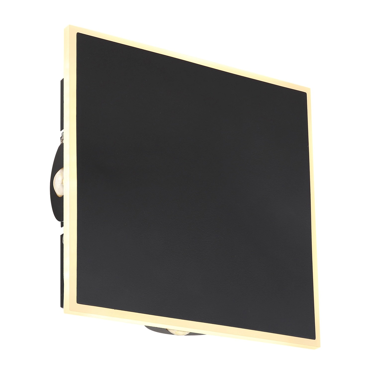 Globo LED-Wandleuchte Saidy Schwarz 20 x 20 cm
