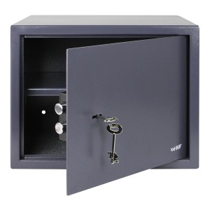 HMF 49203-11 Safe Tresor Schlüssel Möbeltresor 38 x 30 x 30 cm Anthrazit