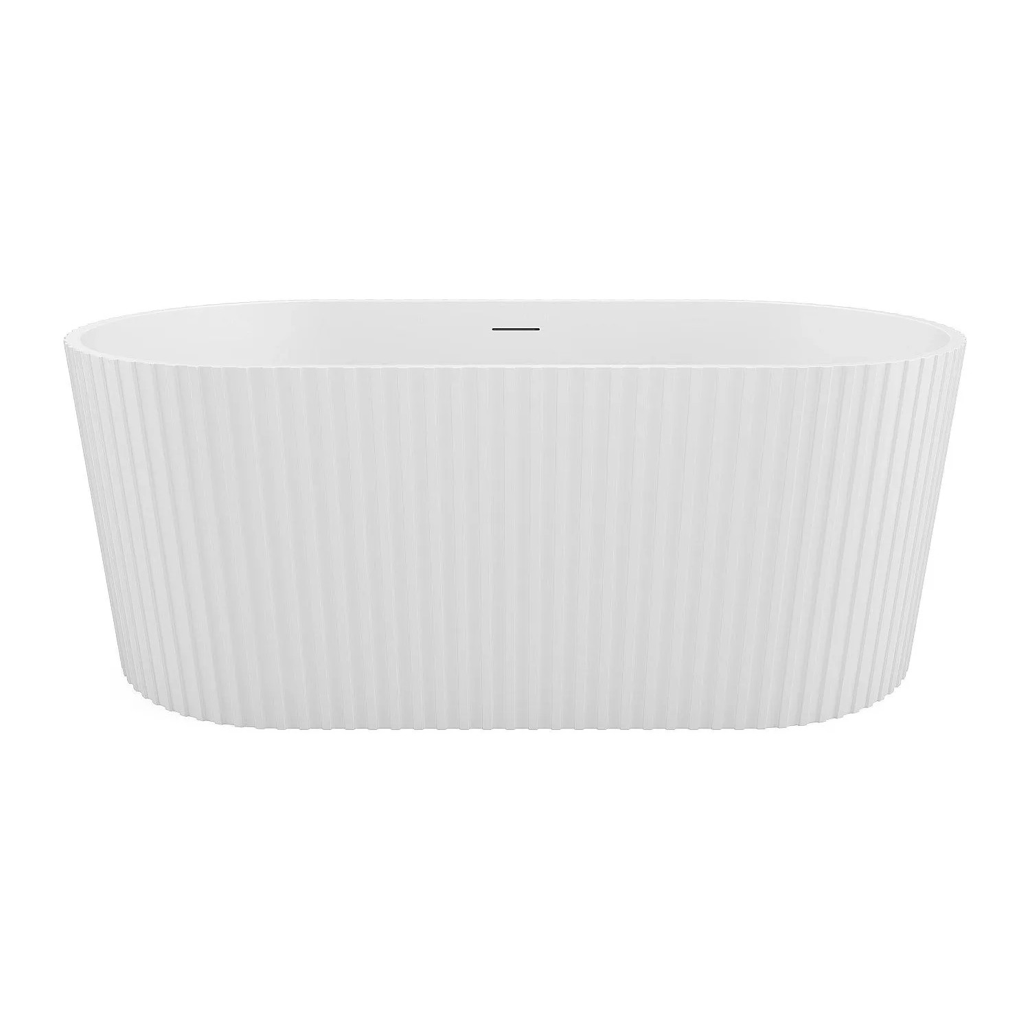 Vente-unique Freistehende Badewanne Aliena Weiß 150 cm