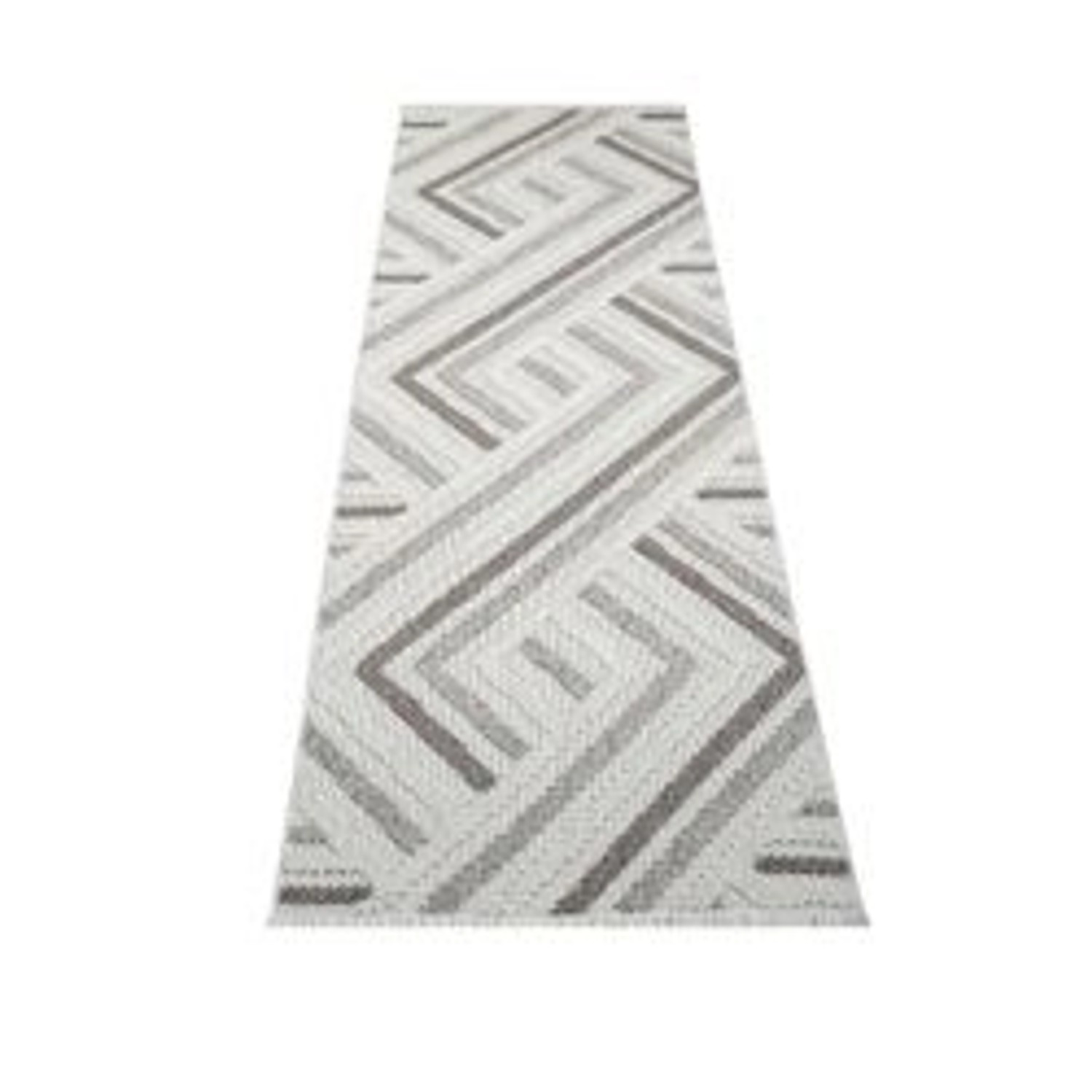 payé Teppich Linda 7590 Kurzflor 80x150 cm Creme Geo-Muster günstig online kaufen