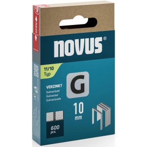 Novus Flachdrahtklammern G 11 Länge 10 mm 600 Stück Novus Flachdrahtklammern G 11 Länge 10 mm 600 Stück