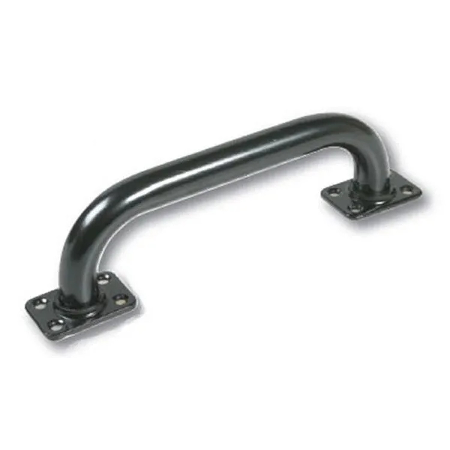 FeNau Schiebetorgriff Stahl Ø 20 mm 230x180 mm Schwarz Lackiert