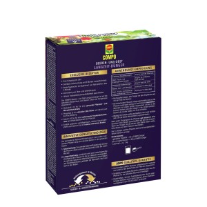 Dunkelblaue Compo Beeren Langzeit-Dünger Packung 2 kg mit Beerenmotiv. Für Obst und Beeren mit Langzeitwirkung.
