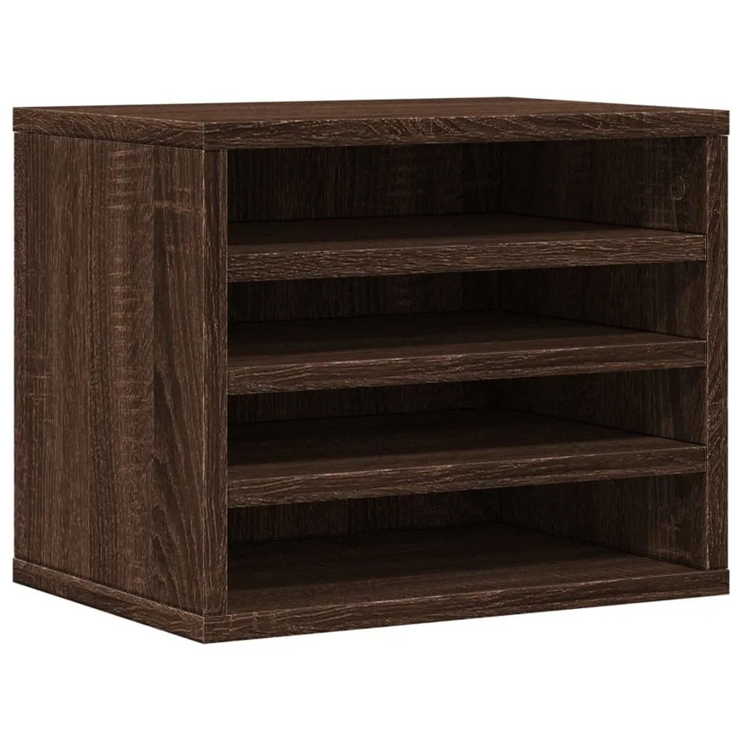 vidaXL Schreibtisch-Organizer Braun Eichen-Optik 36x26x29,5 cm 848051